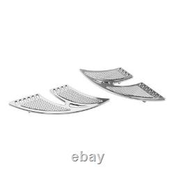 Cut Rear Passenger Floorboards FootPegs Foot Pegs Fit Harley Touring Chrome 2pcs