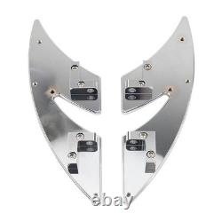 Cut Rear Passenger Floorboards FootPegs Foot Pegs Fit Harley Touring Chrome 2pcs
