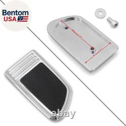 Defiance Chrome Floorboards for Harley Davidson with Heel-Toe Shifter Lever High