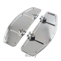 Diamond Driver Floorboards For Harley Dyna Softail Electra Street Glide Chrome