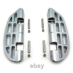 Dominator Passenger Floorboard Kit Chrome For Harley 1986-2017 Touring Road Glid