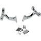 Drag Specialties 1621-0392 Touring Chrome Passenger Floorboard Mounts For Oe
