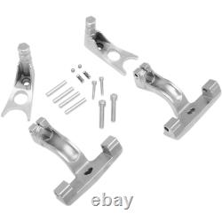 Drag Specialties Passenger Floorboard Mount Chrome FLST