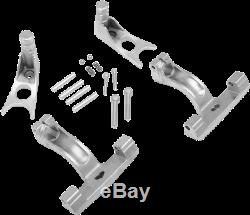 Drag Specialties Passenger Floorboard Mount Kits for Softail Chrome 1621-0512