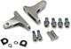 Drag Specialties Short Passenger Footpeg Mount Kit Chrome / Polished