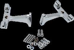 Drag Specialties Standard Passenger Floorboard Mounts Chrome