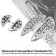 Driver Passenger Chrome Anti-slip Floorboard For Harley Road Electra Glide 86-25