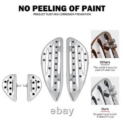 Driver Passenger Chrome Anti-Slip Floorboard For Harley Road Electra Glide 86-25
