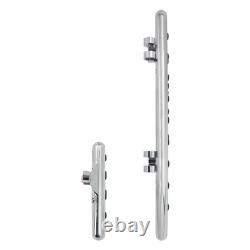 Driver Passenger Chrome Anti-Slip Floorboard For Harley Road Electra Glide 86-25