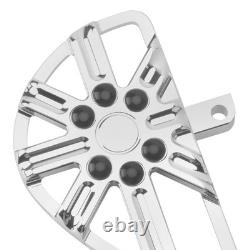 Driver Passenger Chrome Floorboards For Harley Touring Road Electra Glide 86-25