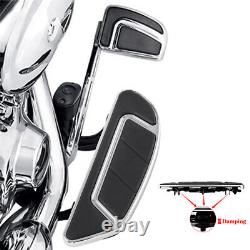 Driver Passenger Floorboard &1.25 Footpegs Mount Fit For Harley Touring 1993-Up