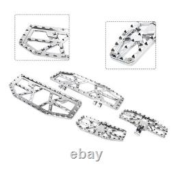 Driver Passenger Floorboard Foot Peg Pedals FIT For Harley Electra Road Glide