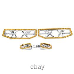 Driver Passenger Floorboard Foot Peg Pedals FITS Harley Electra Road Glide FLTRU