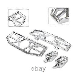 Driver Passenger Floorboard Foot Peg Pedals Fit Harley Electra Road FLTRU