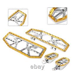 Driver Passenger Floorboard Foot Peg Pedals For Harley Electra Road Glide Ch+Gol