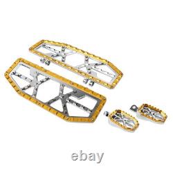 Driver Passenger Floorboard Foot Peg Pedals For Harley Electra Road Glide Ch+Gol