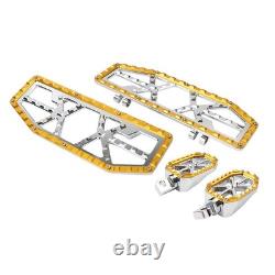 Driver Passenger Floorboard Foot Peg Pedals For Harley Electra Road Glide Ch+Gol