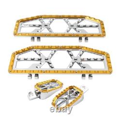 Driver Passenger Floorboard Foot Peg Pedals For Harley Electra Road Glide Ch+Gol