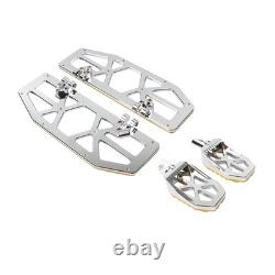 Driver Passenger Floorboard Foot Peg Pedals For Harley Electra Road Glide Ch+Gol