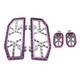 Driver Passenger Floorboard Foot Peg Pedals For Harley Electra Road Glide Ch+pur