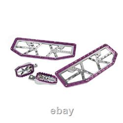 Driver Passenger Floorboard Foot Peg Pedals For Harley Electra Road Glide Ch+Pur