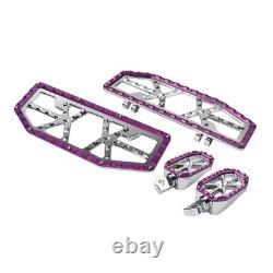 Driver Passenger Floorboard Foot Peg Pedals For Harley Electra Road Glide Ch+Pur