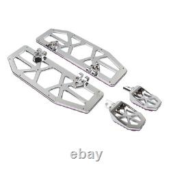 Driver Passenger Floorboard Foot Peg Pedals For Harley Electra Road Glide Ch+Pur