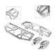 Driver Passenger Floorboard Foot Peg Pedals For Harley Electra Road Glide Chrome