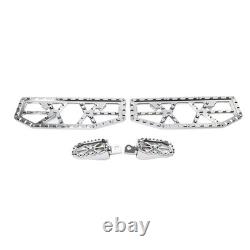 Driver Passenger Floorboard Foot Peg Pedals For Harley Electra Road Glide Chrome