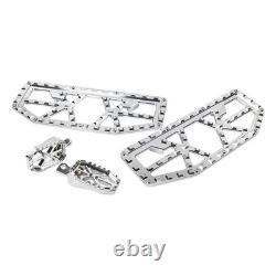 Driver Passenger Floorboard Foot Peg Pedals For Harley Electra Road Glide Chrome
