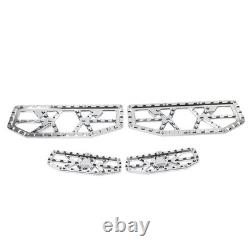 Driver Passenger Floorboard Foot Peg Pedals For Harley Road Glide FLTRU Chrome