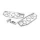 Driver Passenger Floorboard Foot Peg Pedals For Harley Road King Heritage