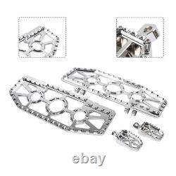 Driver Passenger Floorboard Foot Peg Pedals For Harley Road King Heritage Chrome
