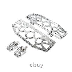 Driver Passenger Floorboard Foot Peg Pedals For Harley Road King Heritage Chrome