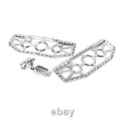 Driver Passenger Floorboard Foot Peg Pedals For Harley Road King Heritage Chrome