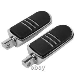 Driver Passenger Floorboard Footpeg Pegs Fit For Harley Touring 1993-2022 Chrome
