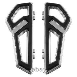 Driver Passenger Floorboards Footboards For Harley Touring Road King Glide 00-23