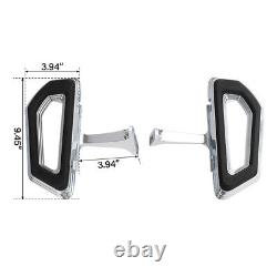 Driver Passenger Floorboards Footboards For Harley Touring Road King Glide 00-23