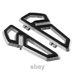 Driver Passenger Floorboards Footboards For Harley Touring Road King Glide 00-23