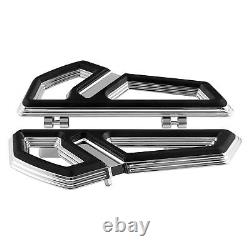 Driver Passenger Floorboards Footboards For Harley Touring Road King Glide 00-23