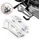 Driver Rider Floorboard Footboard Aluminum Chrome Fit For Harley Softail Touring