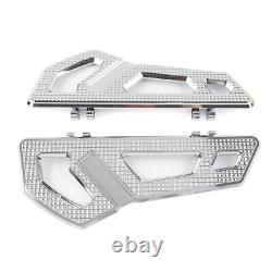 Driver Rider Floorboard Footboard Aluminum Chrome Fit For Harley Softail Touring