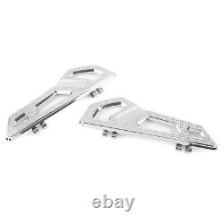 Driver Rider Floorboard Footboard Aluminum Chrome Fit For Harley Softail Touring