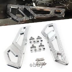 Driver Rider Floorboard Footboard For Harley Softail Touring Road Glide