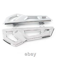 Driver Rider Floorboard Footboard For Harley Softail Touring Road Glide Chrome