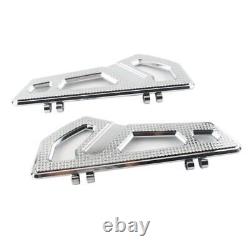 Driver Rider Floorboard Footboard For Harley Softail Touring Road Glide Chrome