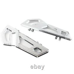 Driver Rider Floorboard Footboard For Harley Softail Touring Road Glide Chrome