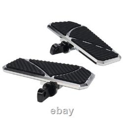 Driver Rubber Rider Insert Floorboard Footboard Pads For Harley XL883 XL1200/R/S