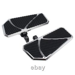 Driver Rubber Rider Insert Floorboard Footboard Pads For Harley XL883 XL1200/R/S