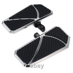 Driver Rubber Rider Insert Floorboard Footboard Pads For Harley XL883 XL1200/R/S